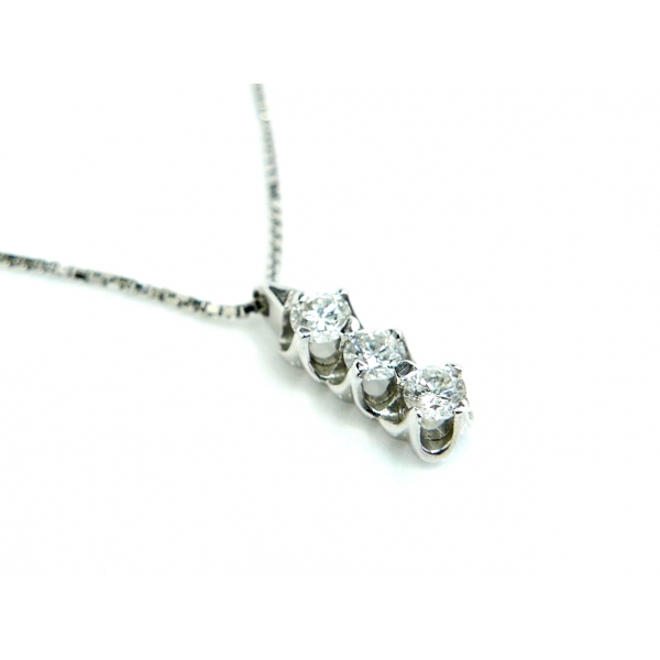 náhrdelník s brilianty b-44297