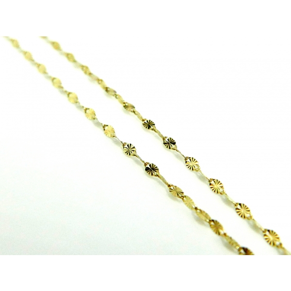 zlatý řetízek b-43675