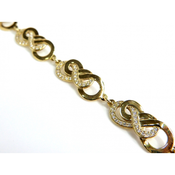 zlatý náramek b-41647