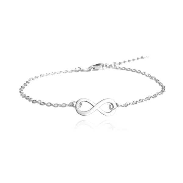 stříbrný náramek forever b-46141