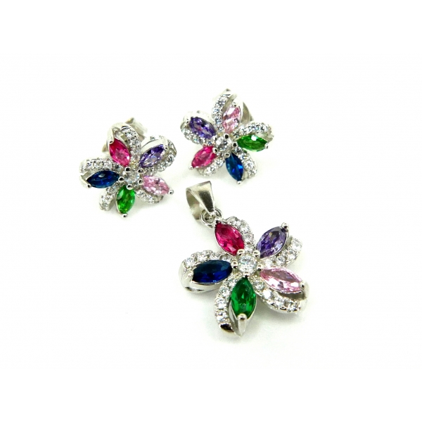 stříbrná souprava b-46099