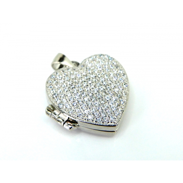 stříbrný medailon b-46103