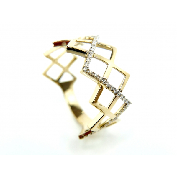 zlatý prsten b-44214