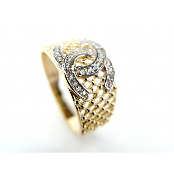 zlatý prsten b-44213