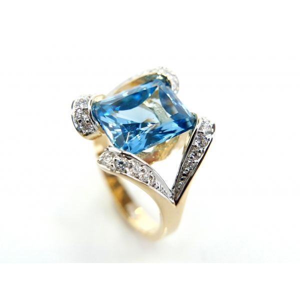 zlatý prsten b-38352