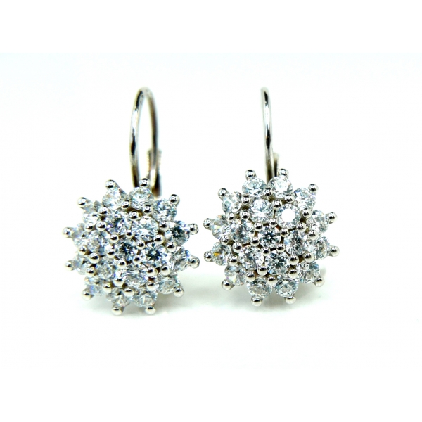 zlaté náušnice dia b-46190