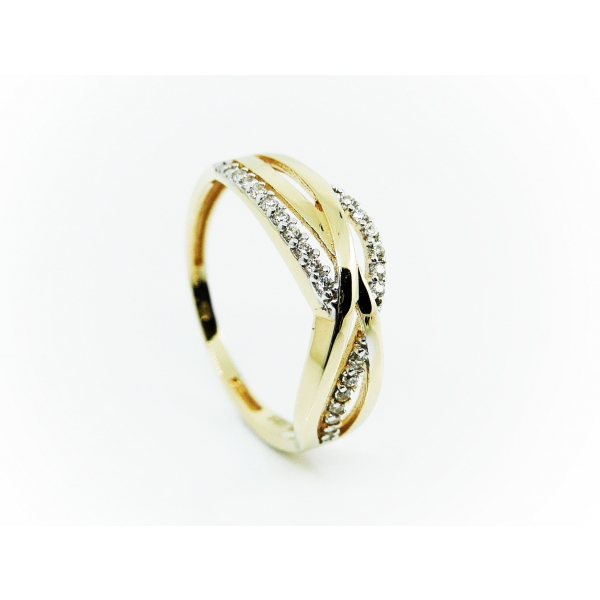 zlatý prsten b-43606