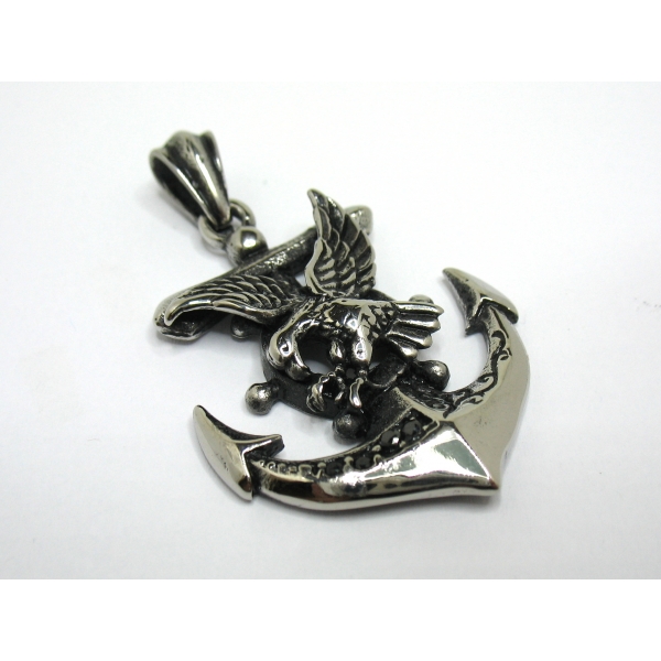 Ocelový přívěšek kotva